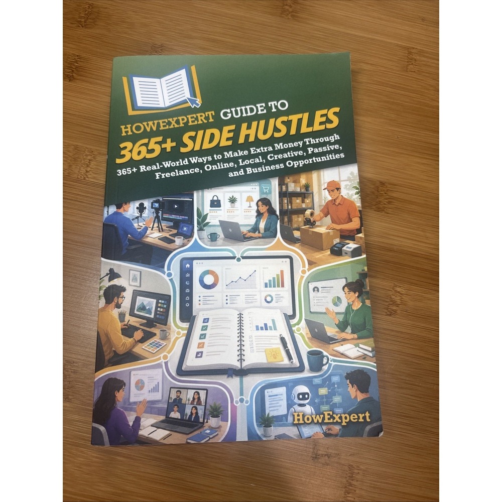 HowExpert Guide to 365+ Side Hustles: 365+ Real-World Ways to Make Extra Money